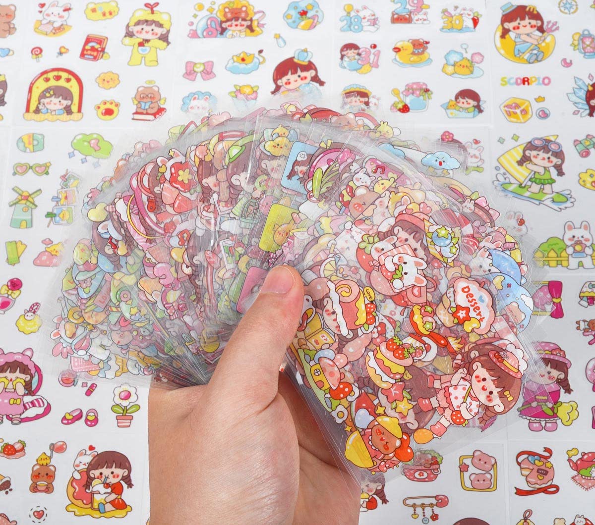 Snapklik.com : Kawaii People Scrapbook Stickers Pretty Stickers -100 ...