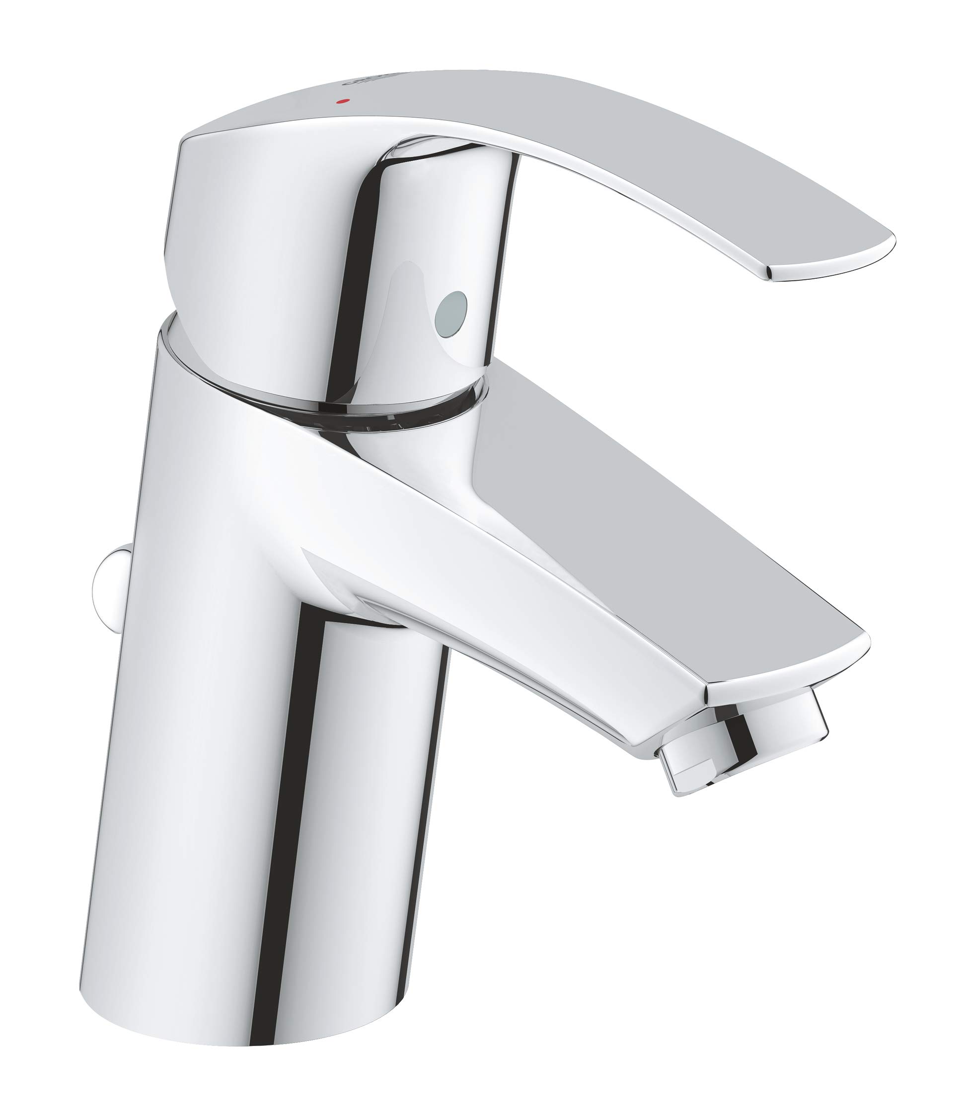 GROHEBathroom Fixtures, Basin Faucet With Pop-Up Waste And Regular Spout, EUrosmart Collection Single Lever Basin Mixer, 33265002