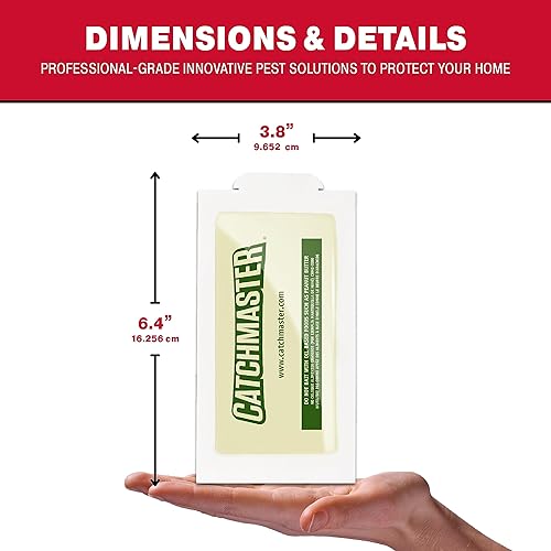 Miniatura 8 de Catchmaster Pro Strength - Juego de trampa de pegamento para ratones y insectos que se arrastran, paquete de 60 y 12 unidades de adhesivo adhesivo