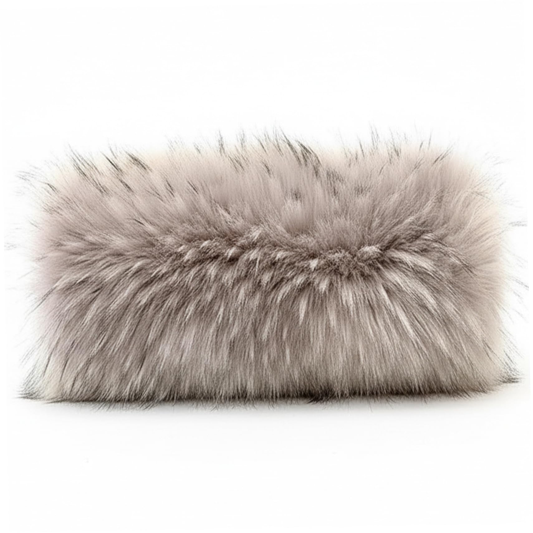 Xoeryoy Hand Muff with Rope Fuzzy Furry Faux Furs Hand Muffler for Women Winter Wedding Fashion Party