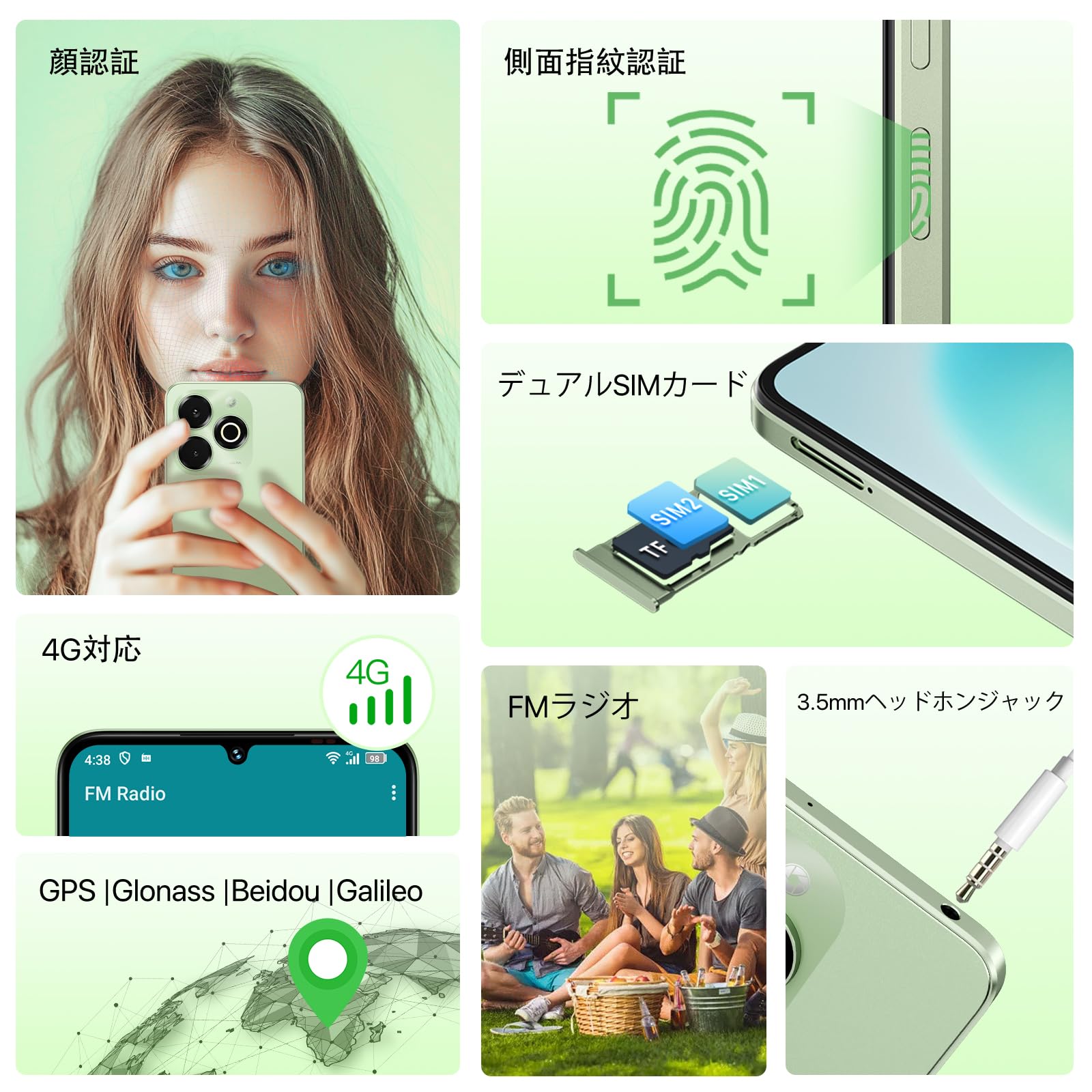 ピ*ಣ様 UMIDIGI G9X SIMフリー スマホ 本体 UMIDIGI G9X SIMフリー スマホ Android サンドブラック - メルカリ
