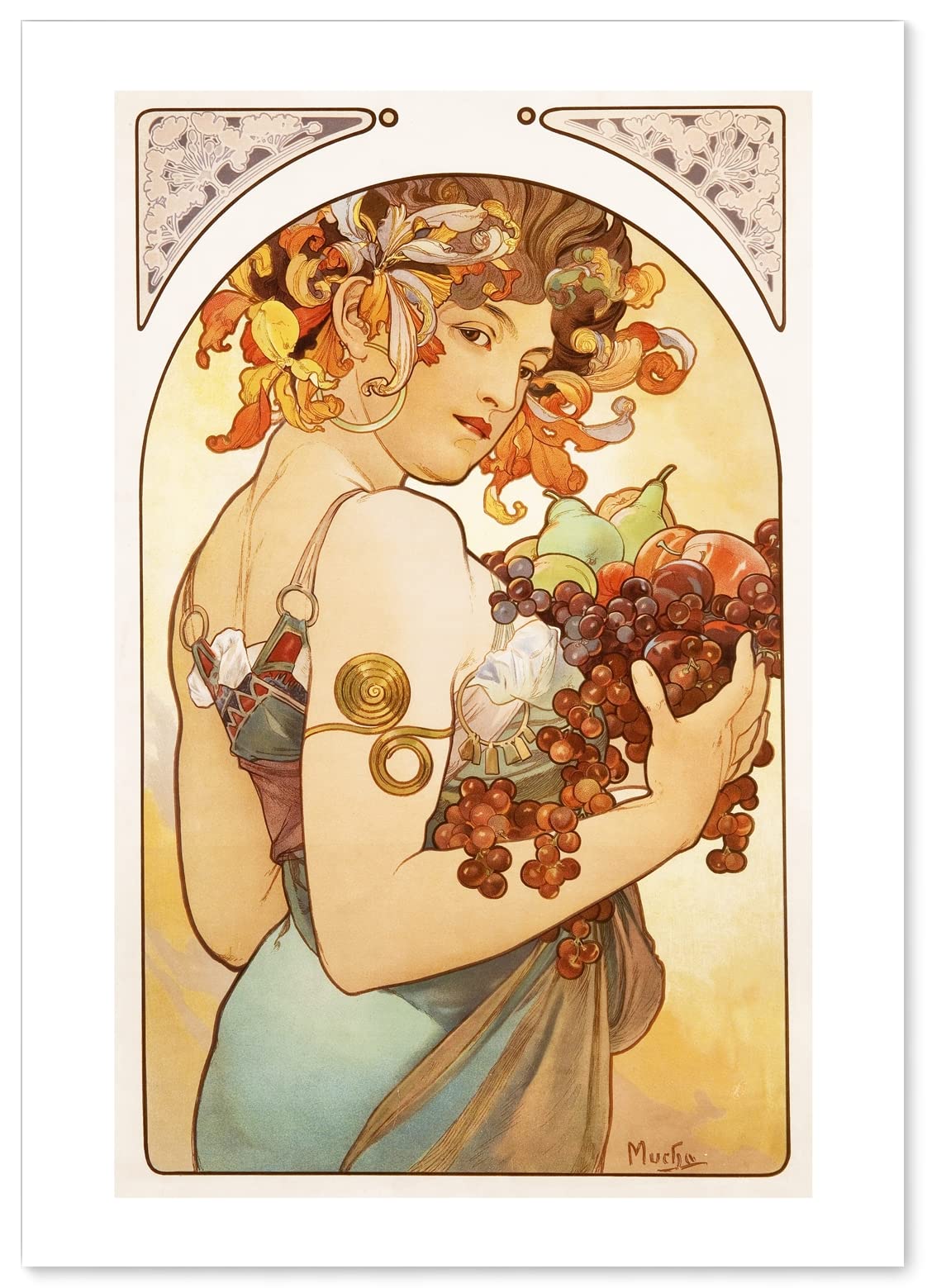 Amazon.co.jp: ポスター アルフォンス ミュシャ A4サイズ 【日本製