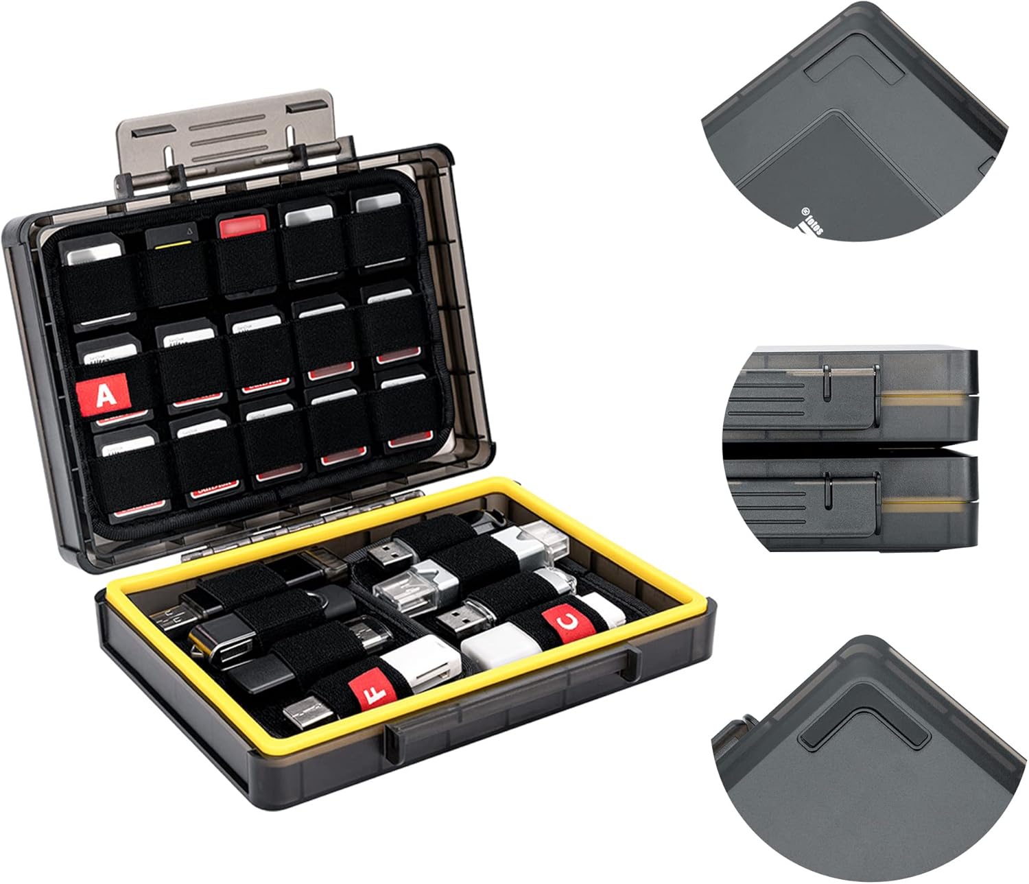 KIWIFOTOS Memory Card Flash Drive Storage Case for 30 CFexpress Type A