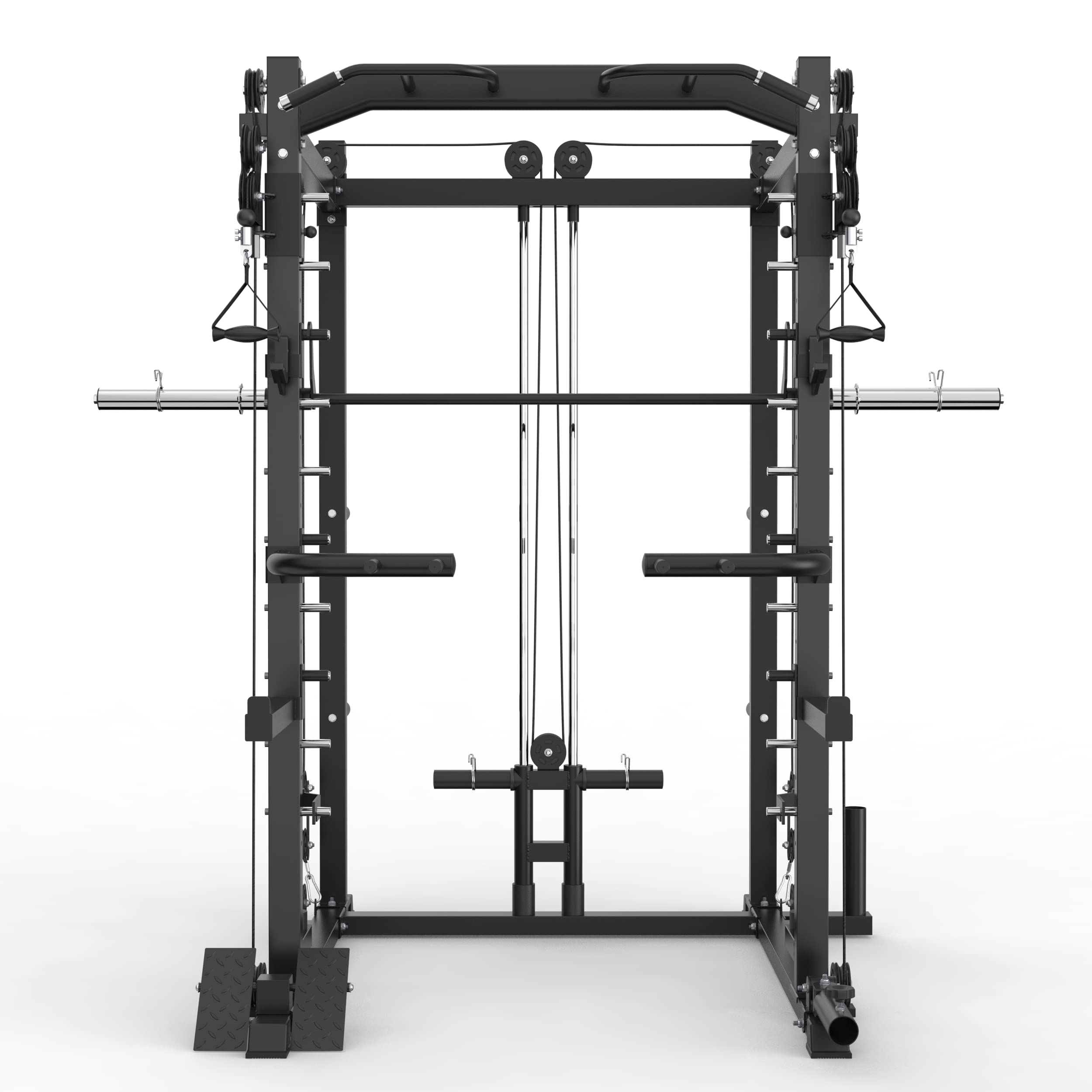 MAJOR LUTIE Smith Machine, Power Cage with LAT PullDown Pulley System