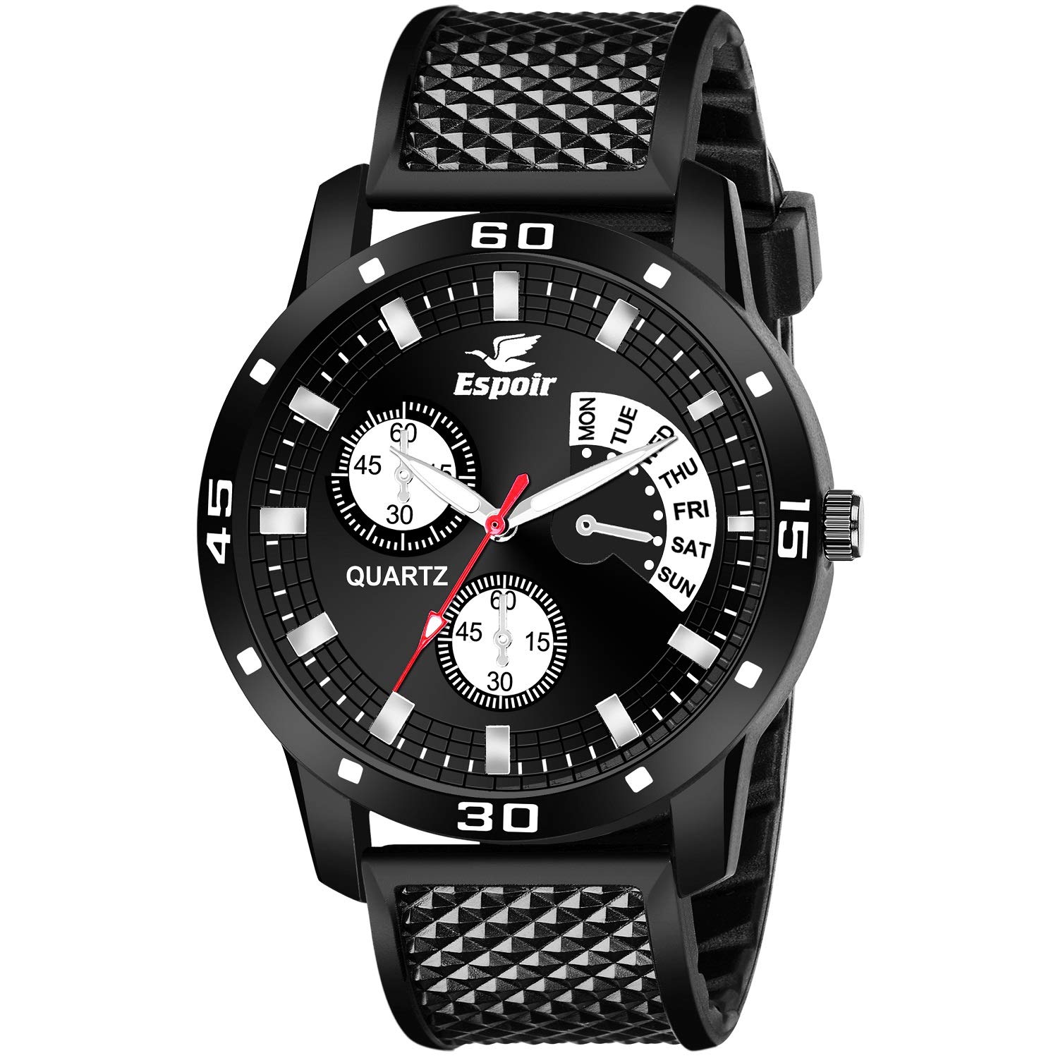 Espoir Analogue Black Dial Stylish Mens and Boys Watch (B07T981B4D) Amazon Price History, Amazon Price Tracker