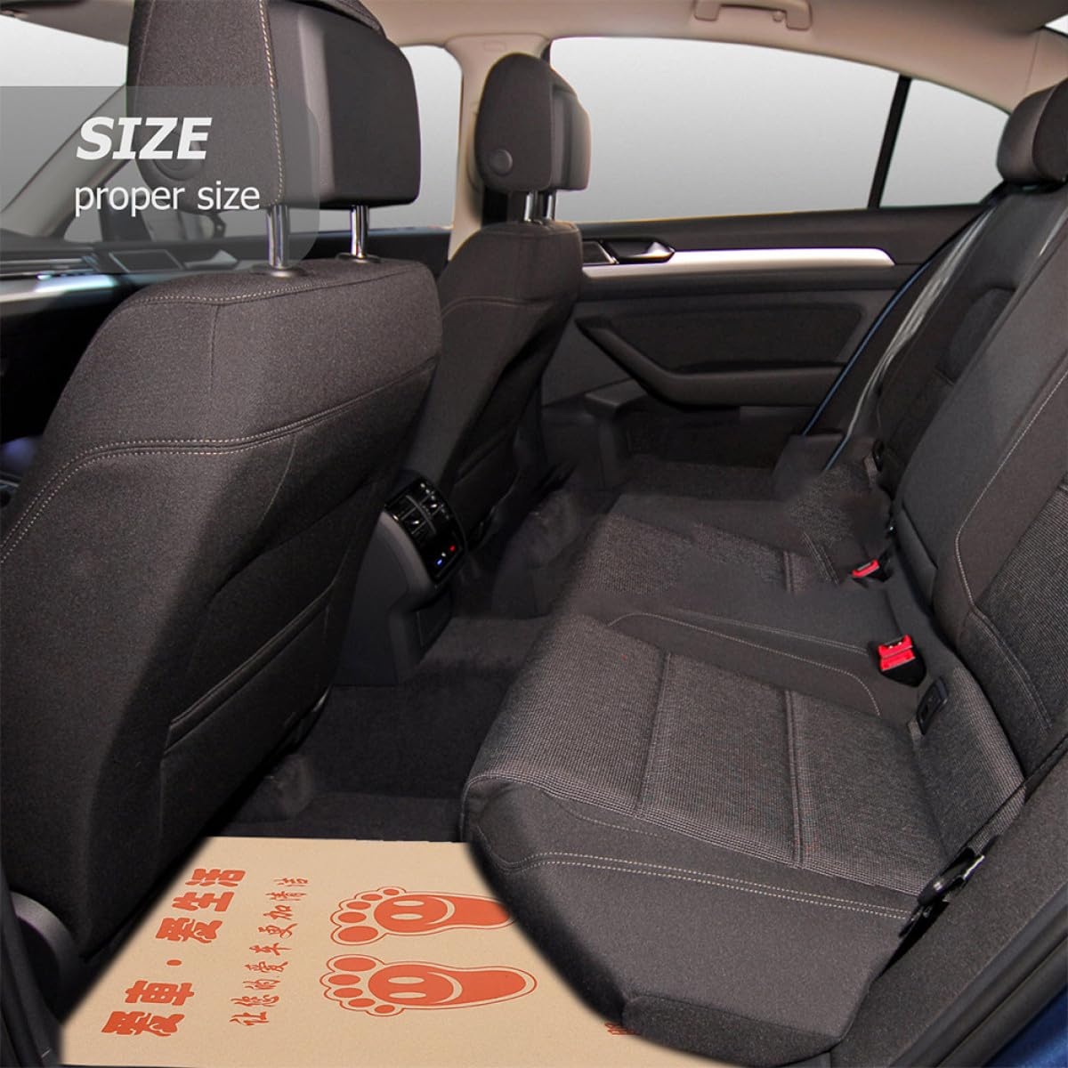 Alipis Disposable Car Floor Mats Paper 50pcs Automotive Foot Mats Waterproof Kraft Paper Protector for Car Interior Disposable — view 9