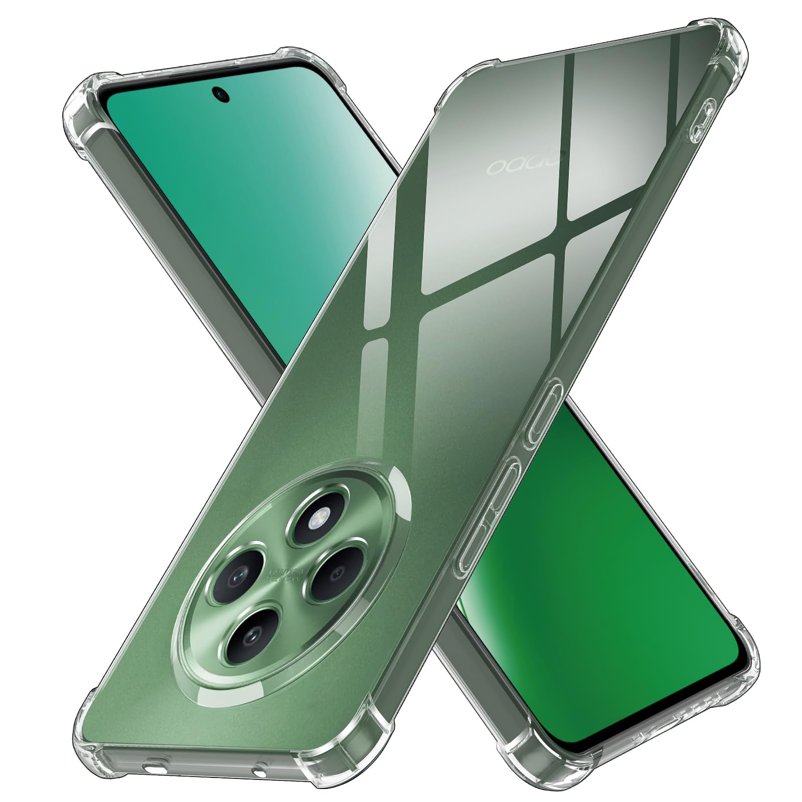 RankOne Custodia Compatibile con OPPO Reno12 F 5G / Reno12 FS 5G / OPPO Reno 12 F 4G / OPPO Reno 12 FS 4G (6.67) Cover Case - Arancia
