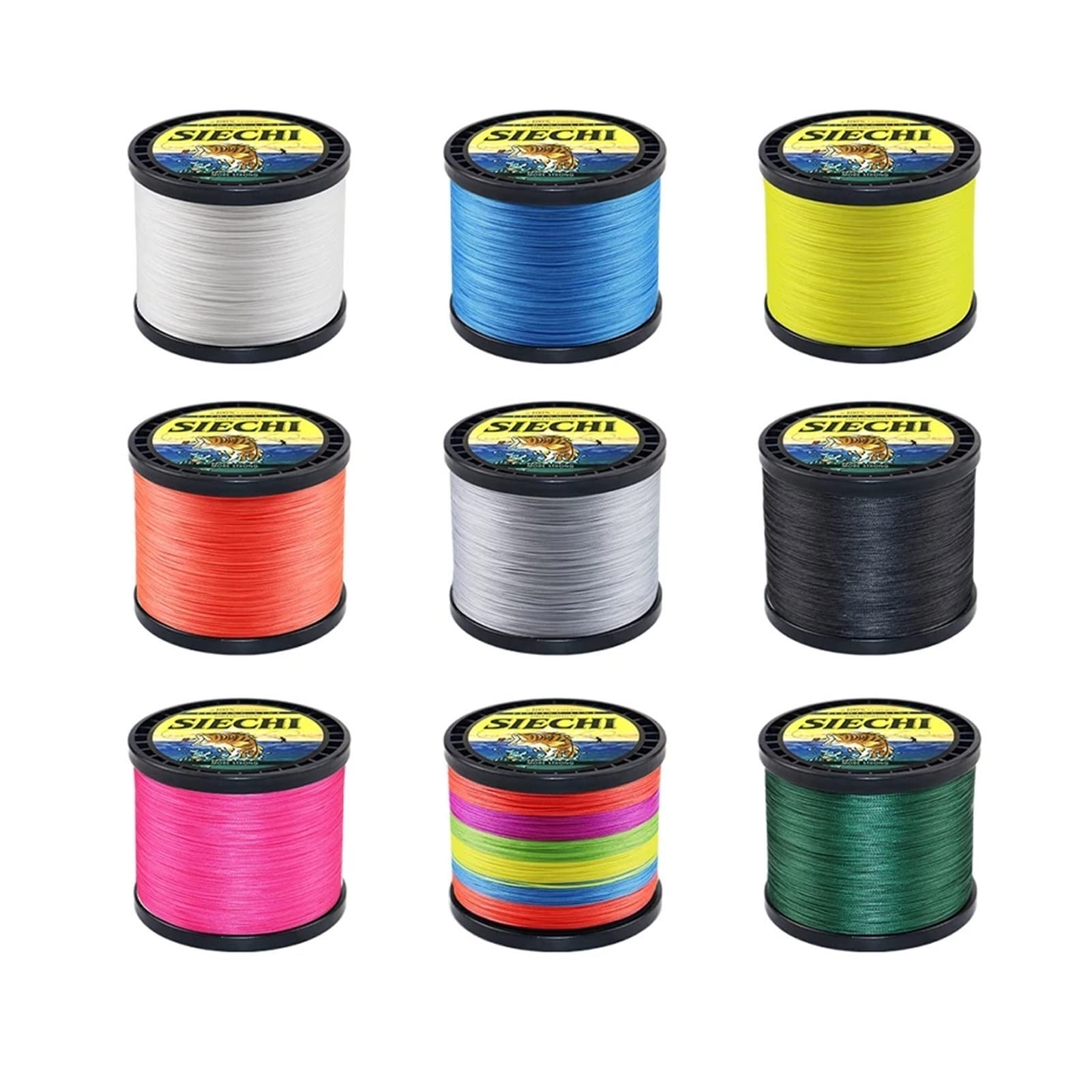 UNNS Angelschnur Geflochtene Angellinie 8 Stränge 50 0m pe Multifilament-Kabelfischerei Tackle 2020 for das Fischen von Japan Salzwasser 20-88lb Angelschnüre (Color : E, Size : 0.4mm-60LB)