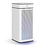Medify MA-40 UV Light Air Purifier with True HEPA H14 Filter | 1,793 ft^2 Coverage in 1hr for Wildfires Smoke, Odors, Pollen, Pets | Removal to 0.1 Microns | White, 1-Pack