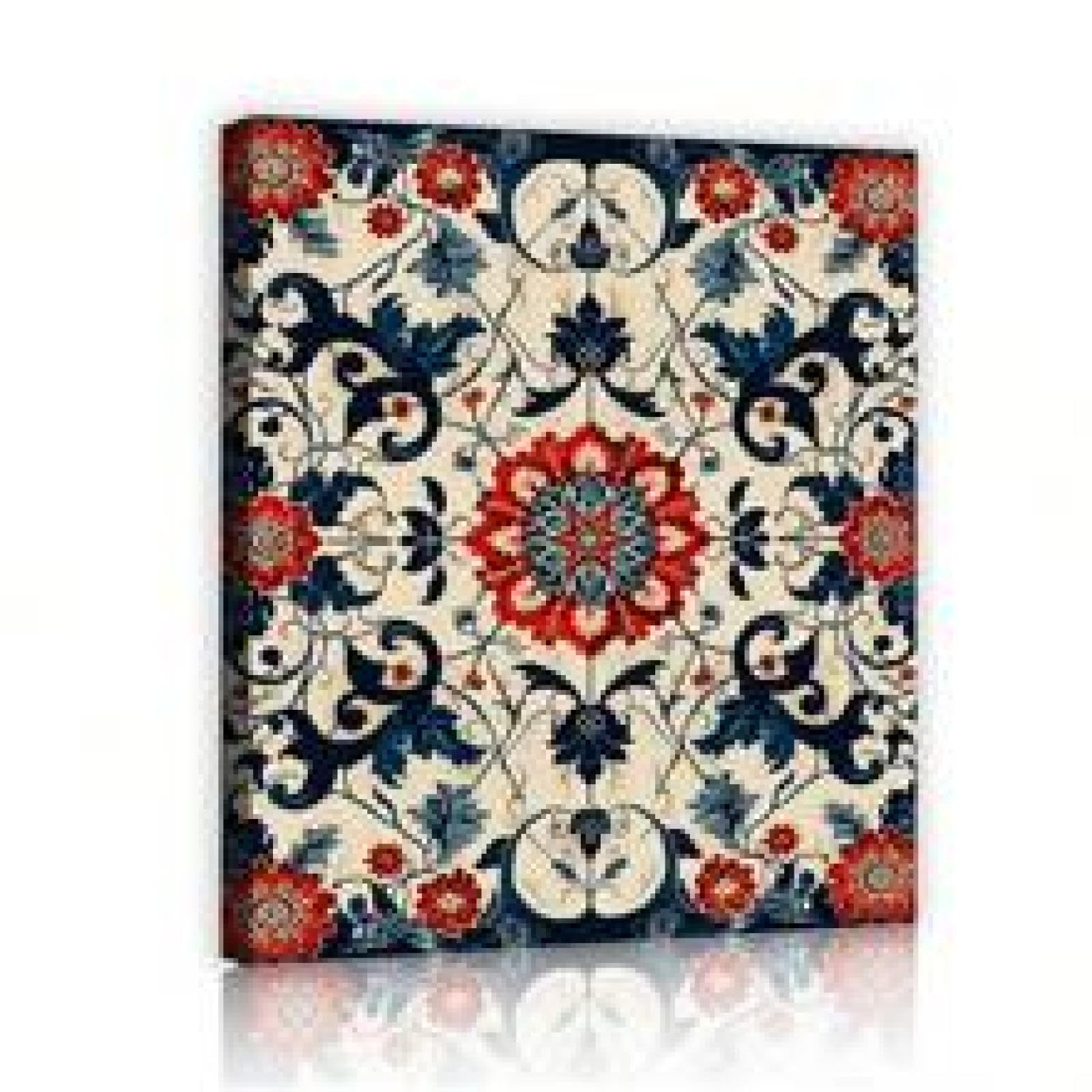 Art mural motif oriental classique pour salon chic
