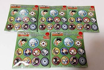 HUNTER×HUNTER　ハンターハンター 和紙　缶バッジ ゴン 60点 HUNTER×HUNTER ハンターハンター 和紙 缶バッジ ゴン 60点