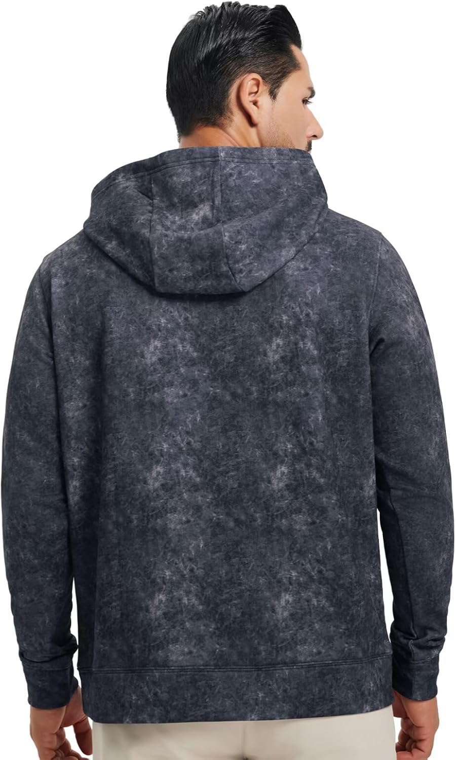 M MAELREG Hoodies for Men Golf Soft Hooded Sweatshirts Dry Fit Lightweight Casual Midlayer Print Mens Hoodies Pullover - Image 3