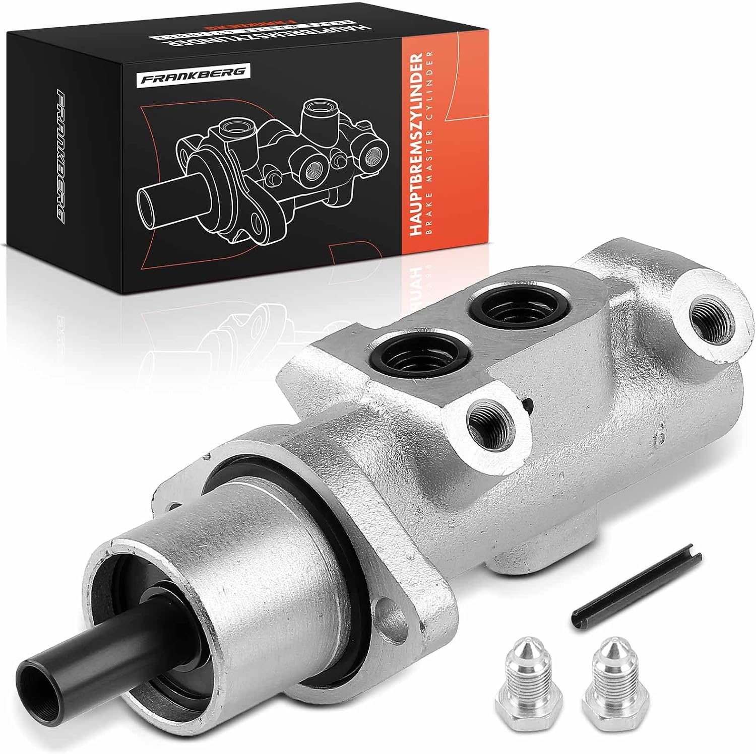 Frankberg Brake Master Cylinder Compatible with 106 I 1A 1C 1.0L-1.6L 1984-1987 205 I 741A/C 1.0L-1.9L 1984-1987 Clio I 1.1L-2.0L 1984-1987 Tw ingo I 1988 4-1987
