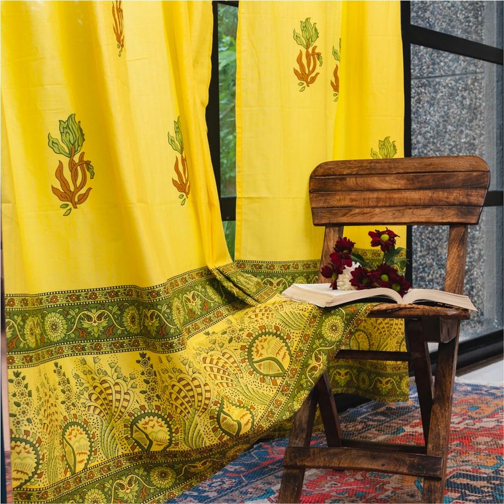 See full amazon price history chart for Urban Space 100% Malmal Cotton Curtains 5 feet Set of 2 for Window, 50% Room Darkening Decorative Curtains for Living Room, Tieback Included (Top Style- Tab Tops)(Indian Summer Yellow, 5 X 4 ft) Urban Space 100% Malmal Cotton Curtains 5 feet Set of 2 for Window, 50% Room Darkening Decorative Curtains for Living Room, Tieback Included (Top Style- Tab Tops)(Indian Summer Yellow, 5 X 4 ft) (B0CFM8QFNS) Amazon Price History, Amazon Price Tracker