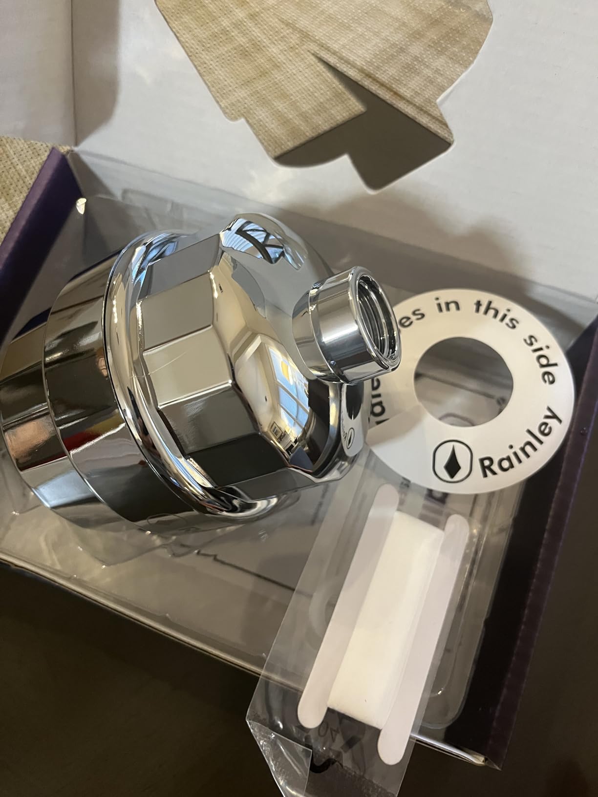 Rainley Bossa Inline Shower Filter for Hard Water | Tap or Well Water