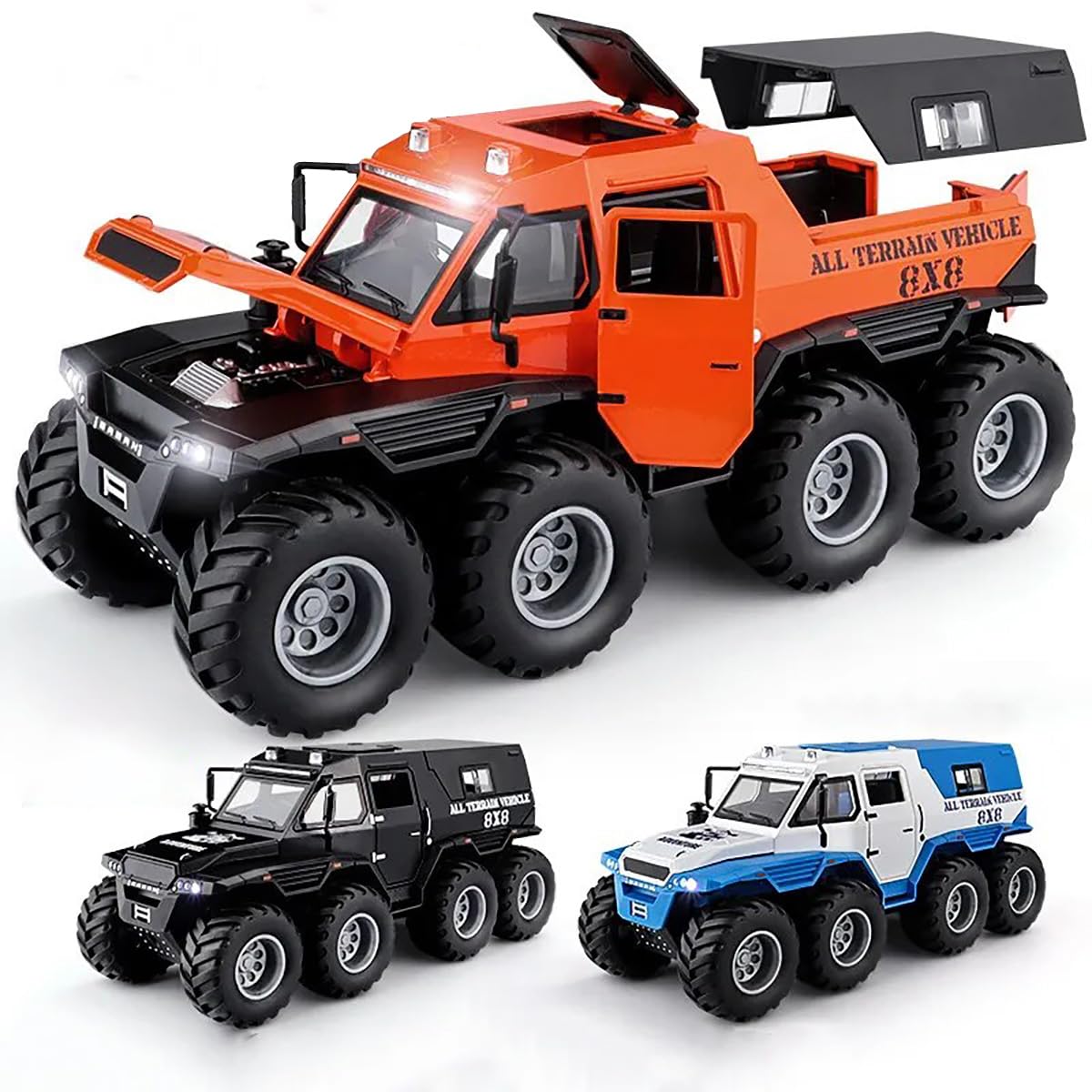 1:24 Russian Avtoros Shaman 8*8 Car Model
