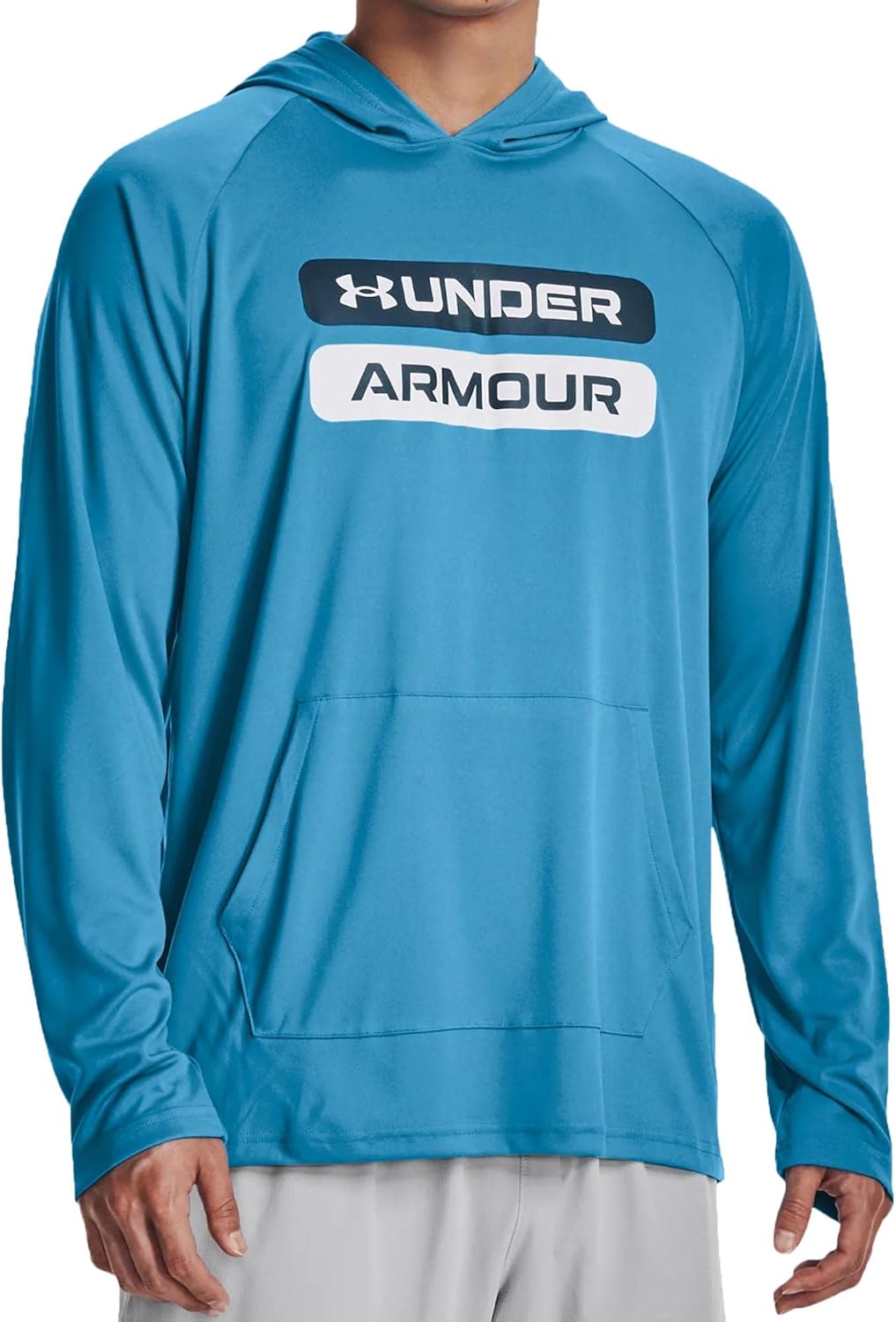 Under Armour Men's Velocity Wordmark Long Sleeve Hoodie (as1