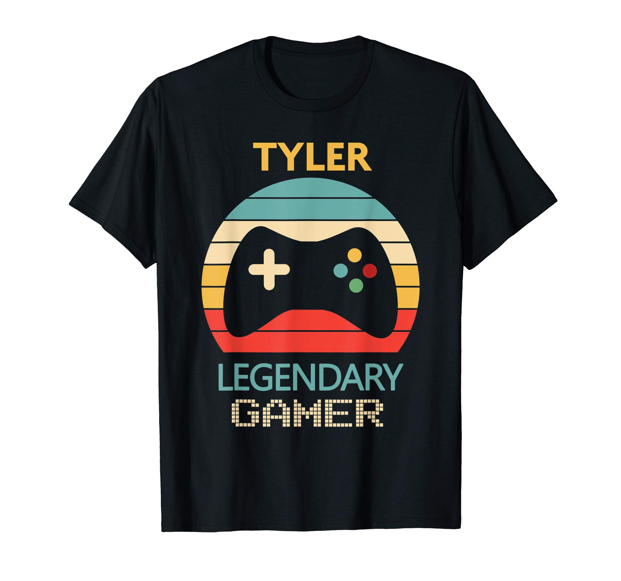 Tyler Name Gift - Personalised Legendary Gamer T-Shirt