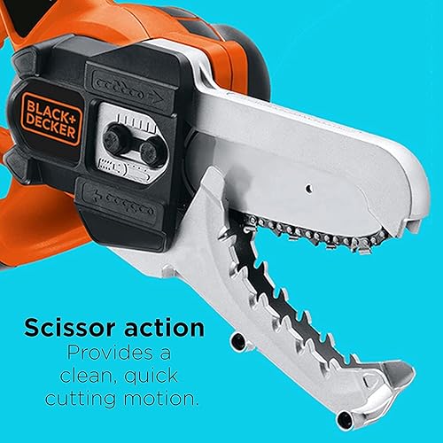 Miniatura 4 de Black and Decker - Sierra de cocodrilo de iones de litio 20V Max Kit de cortadora de 20 V Negro