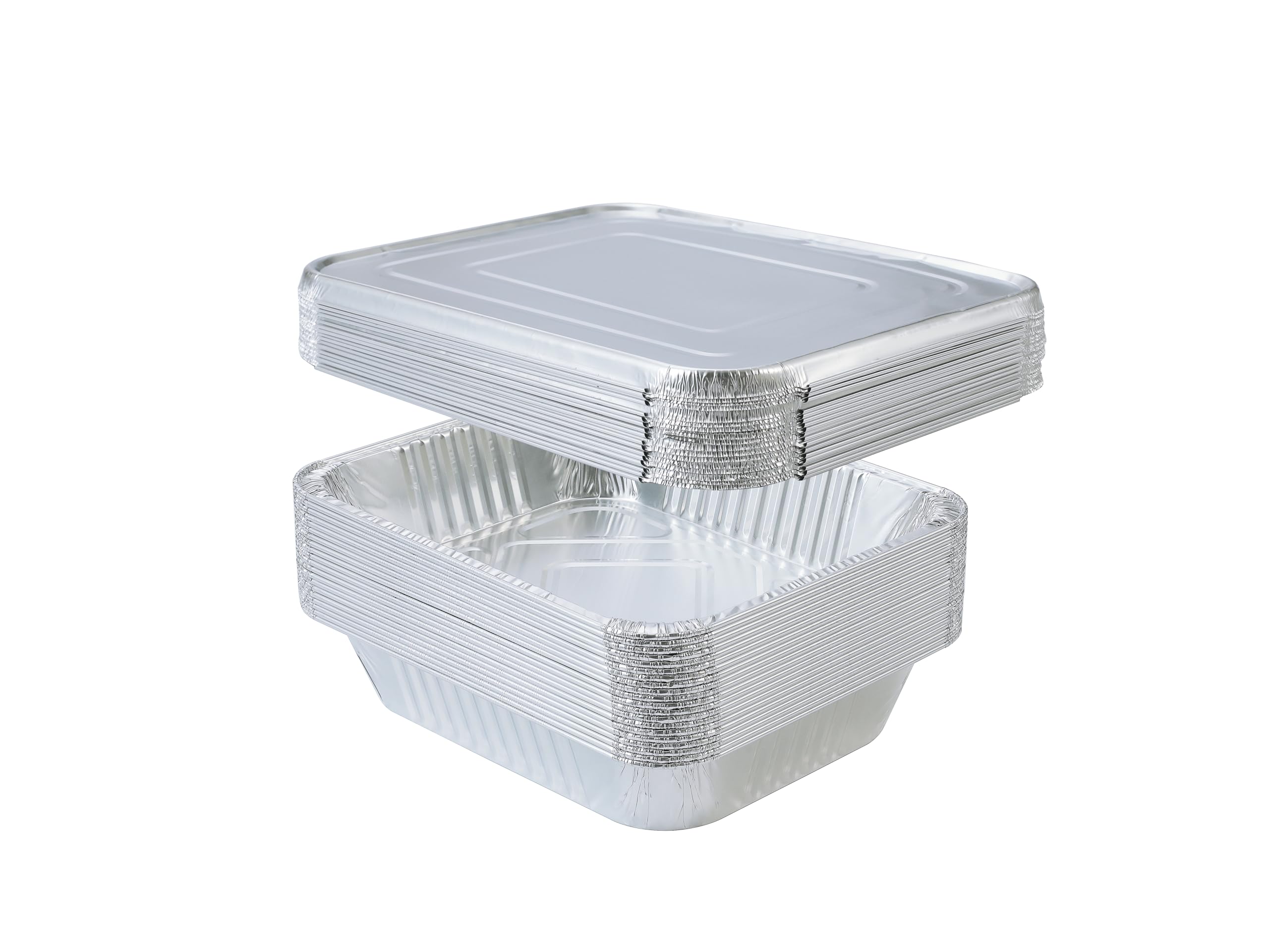 Waytiffer Disposable (25pack) 9x13 Aluminum Foil Pans with Lids,Baking Pans