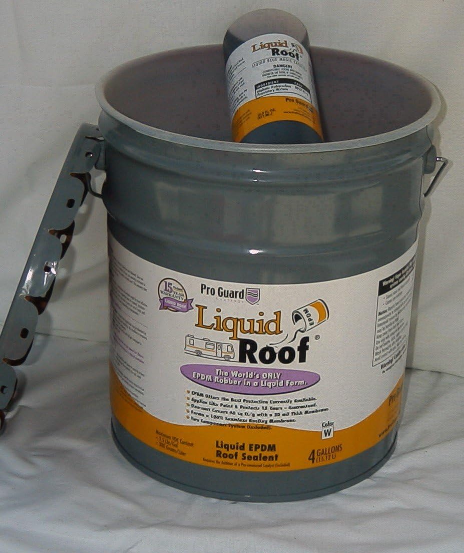 Rv Roof Coating & Repair 4 Gallon Pail