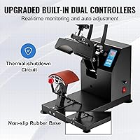 Vista 6 de Happybuy prensa de calor para decorar sombreros y demás.