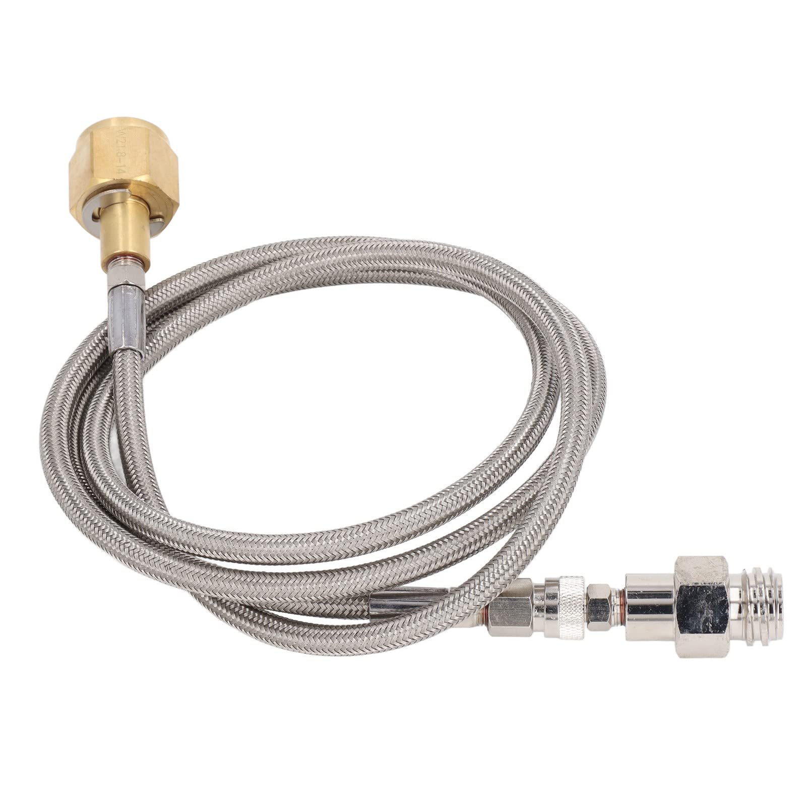 Soda adapter napełniający RAGROOF CO2 Cylinder Wkład zbiornik napełniający zbiornik Wysokie ciśnienie 1500 psi dla producentów sodowych mosiądz ze stali nierdzewnej z długim (W21.8–14 do TR21–4)