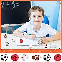 Vista 3 de 32 borradores deportivos para baloncesto, fútbol, fútbol, béisbol, para fiestas temáticas de cumpleaños, regalos, recompensas para el aula
