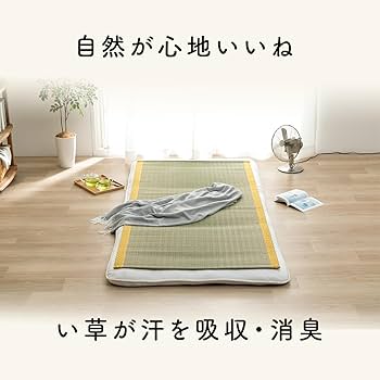Amazon.co.jp: イケヒコ い草 シーツ ネゴザ 和 シングル 詩織