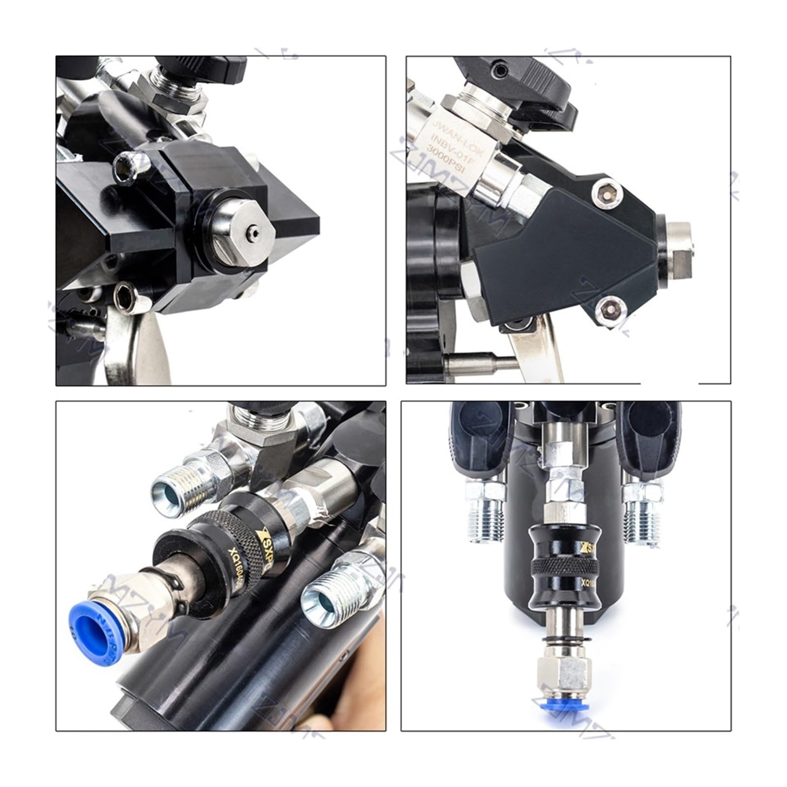 Pistola pulverizadora de espuma poliuretano P2 revestimiento alta presión neumática Máx. 35 MPa 1-12 kg/min 0,2-1,2 1,6 MM Para bricolaje