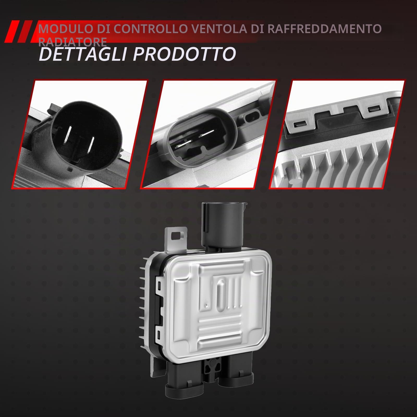 Modulo di controllo ventola radiatore Relè Unità di controllo ventola Modulo di ricambio per Galaxy S-Max Mondeo X-Type Freelander XC60 S60 V60# 31338823 940004000