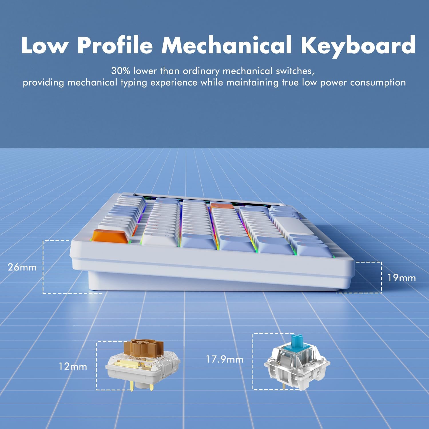AJAZZ AKP815 Low Profile Design