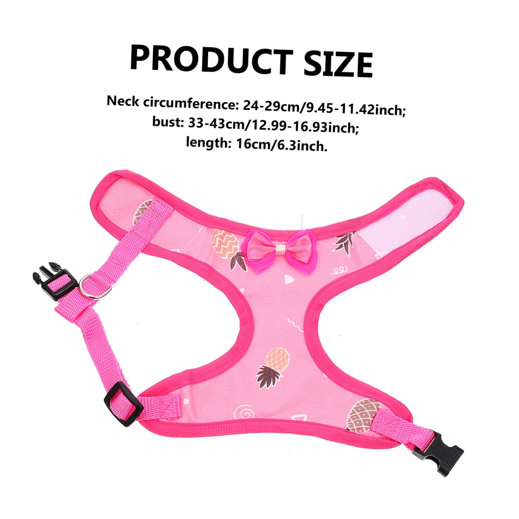 GANAZONO 1Set Pet Hen Harness Leash for Outdoor Walking Durable Traction Rope with Even Pressure Distribution for Hens for Festivals and Special Events