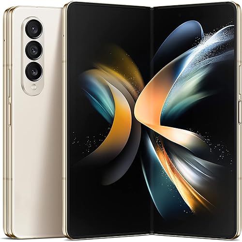 SAMSUNG Galaxy Z Fold 4 5G US Version, 1TB, Beige - Unlocked (Renewed)