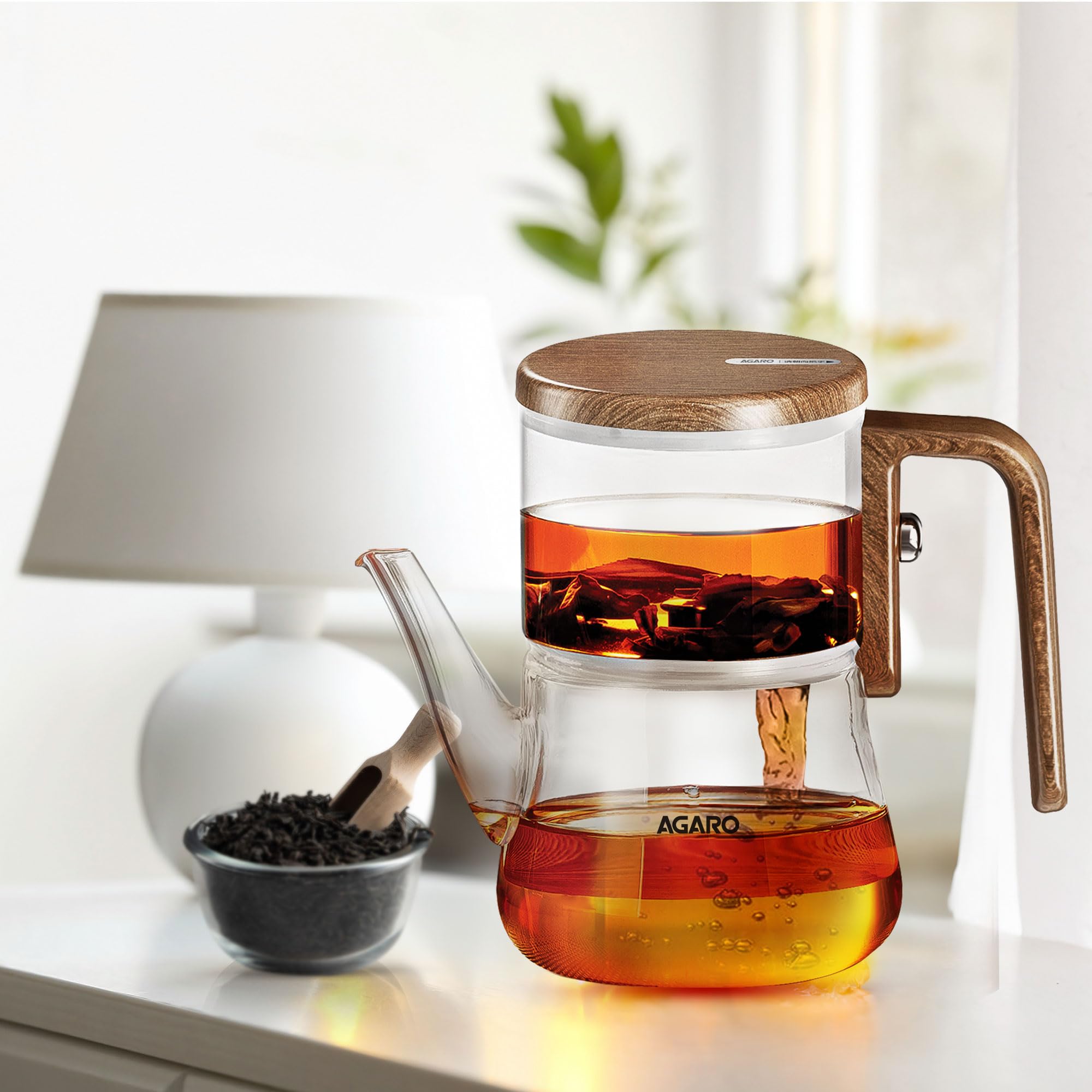 AGARO Elite Tea Pot - Loose Leaf Brewing -1