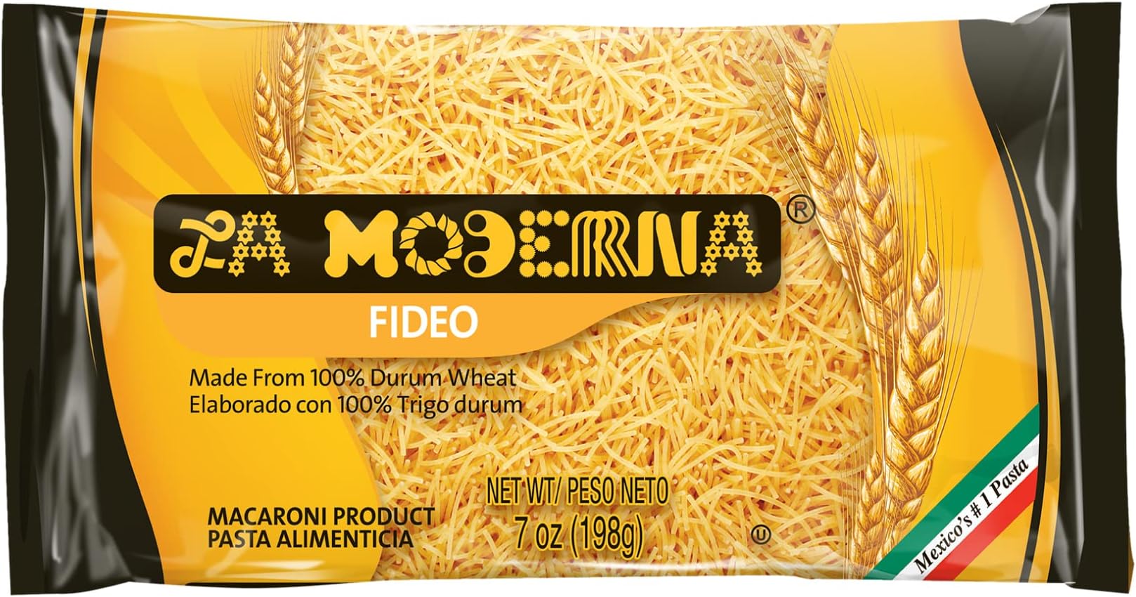 La Moderna Fideo Pasta, Noodles, Durum Wheat, Protein