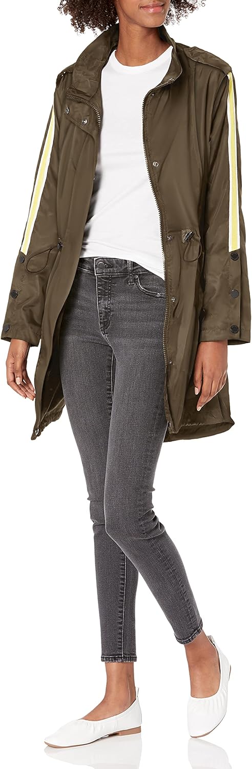 RACHEL Rachel Roy Women's Contrast Cire Anorak at  Women's Coats Shop