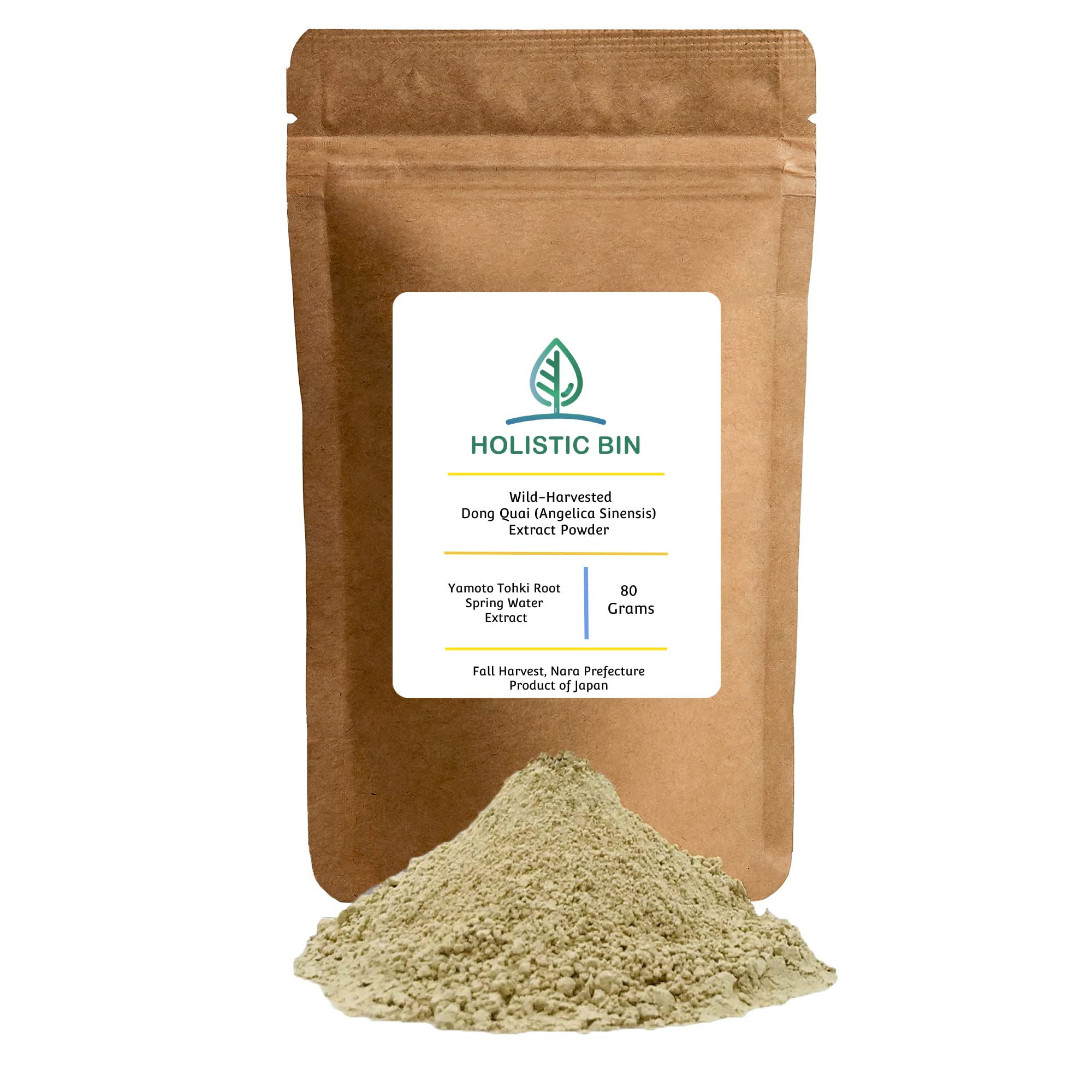 Wild Harvested Dong Quai Root Powder Extract (Angelica Sinensis) by