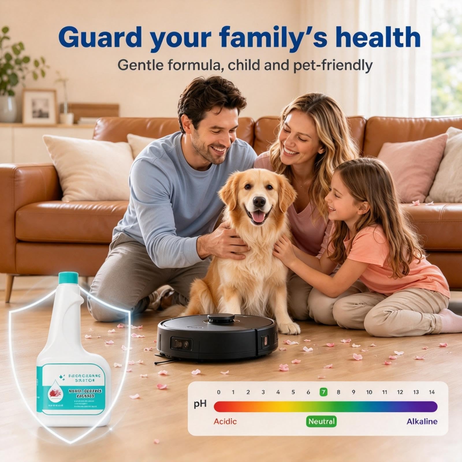 Solución Limpiadora De Suelos 473ml Compatible Con Eufy Robots Aspiradores