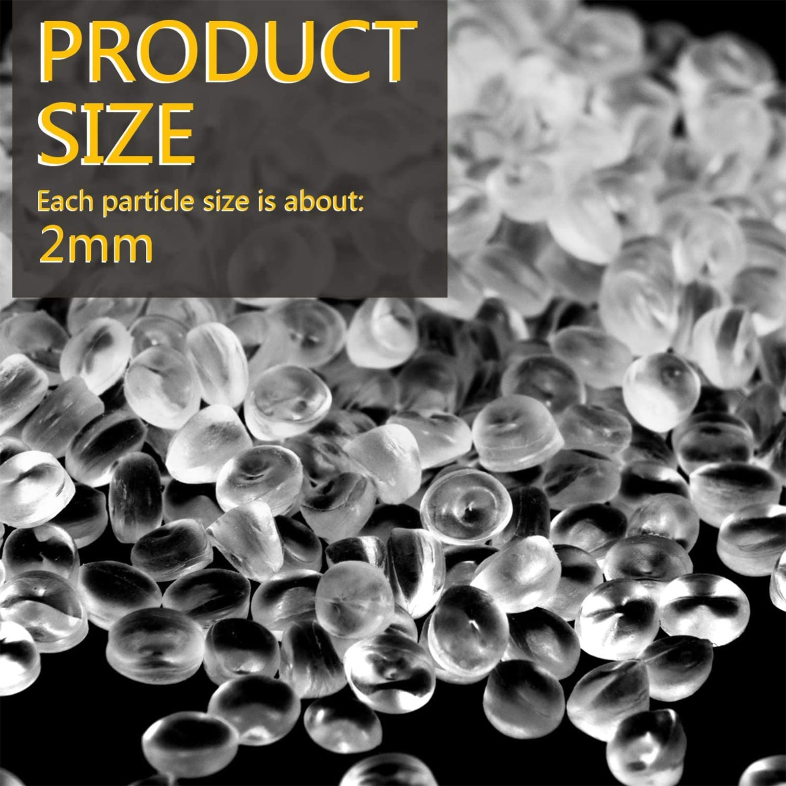 Perline Eva Bianche senza Profumo per Deodorante Ambiente, Flessibilità e Effetti Decorativi, 1 Sacchetto per Profumatore Fai da Te Casa e Auto