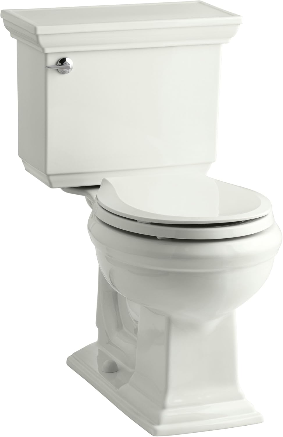Kohler K-3933-0 Memoirs Comfort Height Two-Piece Round Front Toilet with Stately Design, White - 567212 - - 