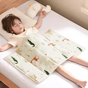 anfie Weighted Lap Pad 2 Pounds, Weighted Blanket Kids(20"*30") Cooling Blanket for Sleeping,Weighted Throw Blanket for Travel Indoor Outdoor (Beige Animal)