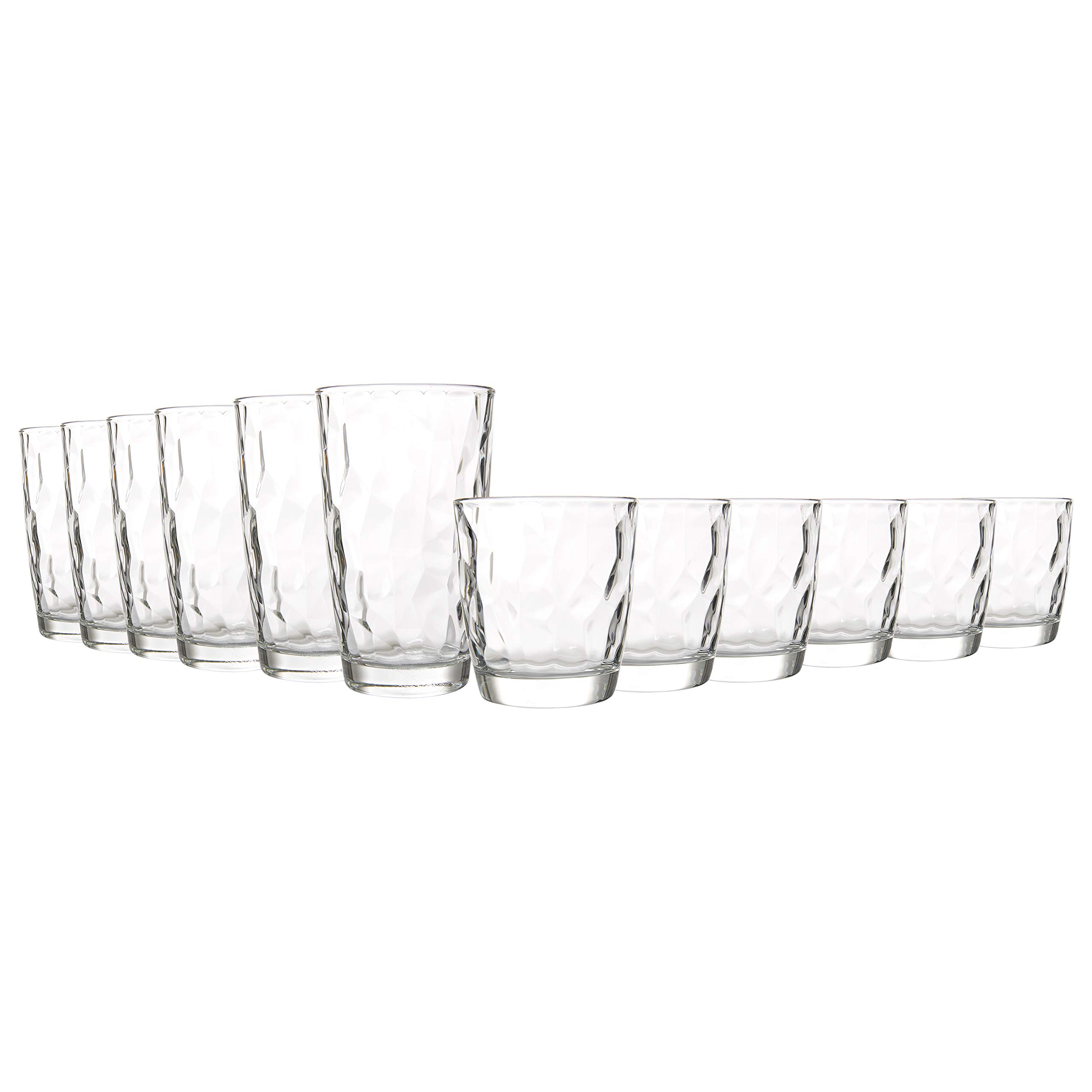 Bormol Rocco Damond Wasserglas, 305 ml, Blau, 6 Stück