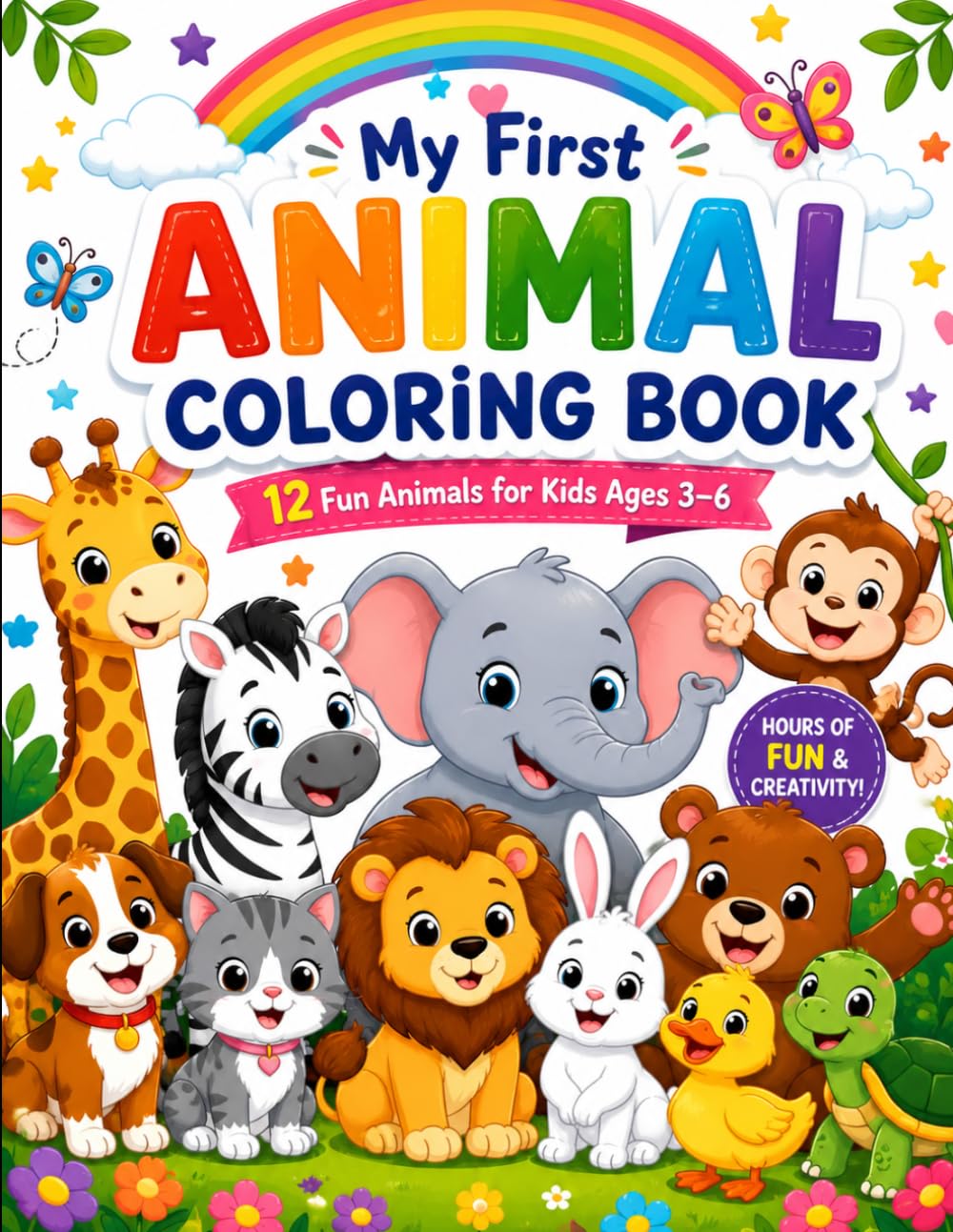 My First Animal Colouring Book