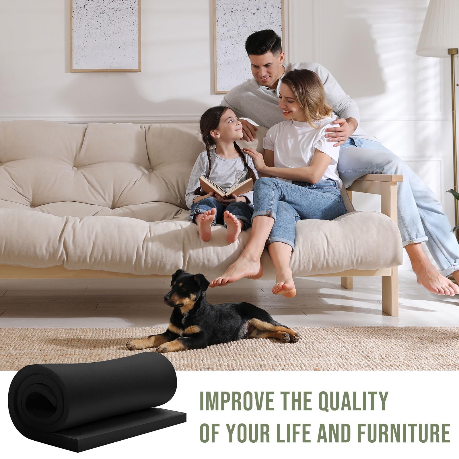 Amazon.com: Frienda 2 Pcs Upholstery Foam 1
