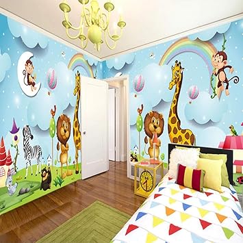 Amazon 3d壁画漫画動物写真壁紙男の子女の子子供部屋寝室の背景子供部屋の壁画壁紙 300x210cm 壁紙 Amazon 3d壁画漫画動物写真壁紙男の子女の子子供部屋寝室の背景子供部屋の壁画壁紙 300x210cm 壁紙