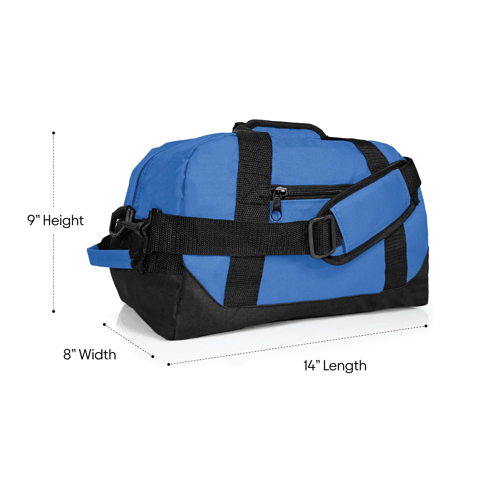 DALIX Bolsa de Viaje pequeña de 35,56 cm, de Dos Tonos, para Gimnasio