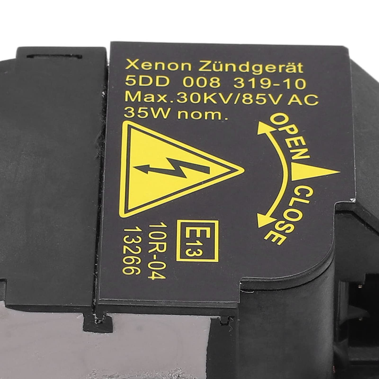 Qiilu HID Xenon Bombilla Igniter Ballast Headlight Starter, Xenon Headlight Igniter Module C2S15080 Reemplazo para 5 Series E60 525i M54 2004‑2005(Negro)