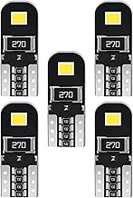 Flaconi Car Interior LED Position Lights, LED Car Interior, T10 LED Bulbs, LED Position Bulb, 12 V LED License Plate Lights, Suitable for Courtesy Lights, Position Lights, License Plate Lights (5 PCS)
