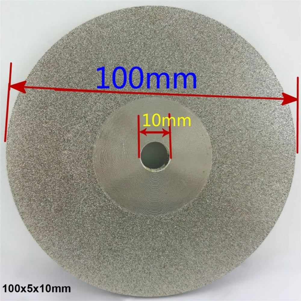 tarcza szlifierska, Diamentowa tarcza szlifierska 100 mm, 4 cale x 10, dwustronna, diamentowa, ceramiczna, Gemstalloy, obrotowa polerska/120(1000)